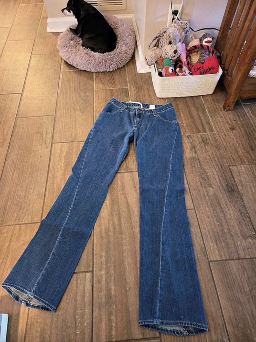 Vintage Levi's Boot Cut Jeans 514 in Blue Waist 29